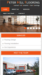 Mobile Screenshot of peterhillflooring.co.uk